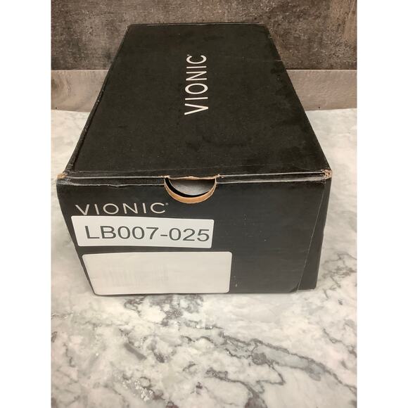 Vionic Womens 6 Silver Leather Uptown Loafer Slip On Shoes Casual Comfort LB7-25 - Picture 9 of 9